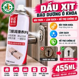 [GIÁ SỈ]  Dầu bôi trơn khóa cửa, lõi khóa, bảo dưỡng lỗ khóa, tẩy rỉ sét, bản lề trục cửa, tiếng ồn 1