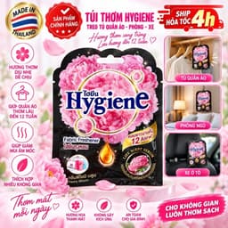 [ CHUẨN THÁI] combo 6 túi thơm HYGIENE 8g/túi màu hồng/ đen/ trắng hồng 6