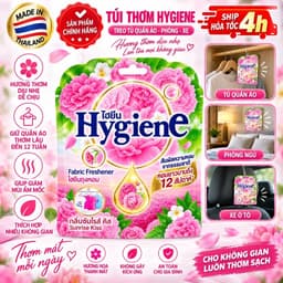 [ CHUẨN THÁI] combo 6 túi thơm HYGIENE 8g/túi màu hồng/ đen/ trắng hồng 5