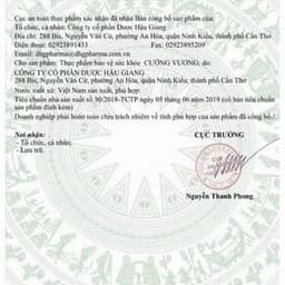 Cường Vương DHG Pharma 30 viên - Viên uống bổ thận tráng dương 6