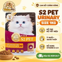 [ 1kg ] Hạt cho mèo S2PET Diamond Hỗ Trợ Tiết Niệu, Tăng Cường Sức Đề Kháng Chính Hãng | Yellow Pet 1