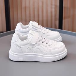 Mã G9 Giày Sneaker Trẻ Em Cổ Thấp Khóa Dán Chữ M Phong Cách Hàn Quốc Cho Bé Trai Bé Gái Size 26-37 6