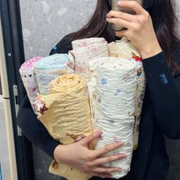 Bộ ga gối 3 món vải Đũi tơ tre mềm mát,dễ vệ sinh,nhiều hoạ tiết xinh xắn,ga bo chun theo yêu cầu 3