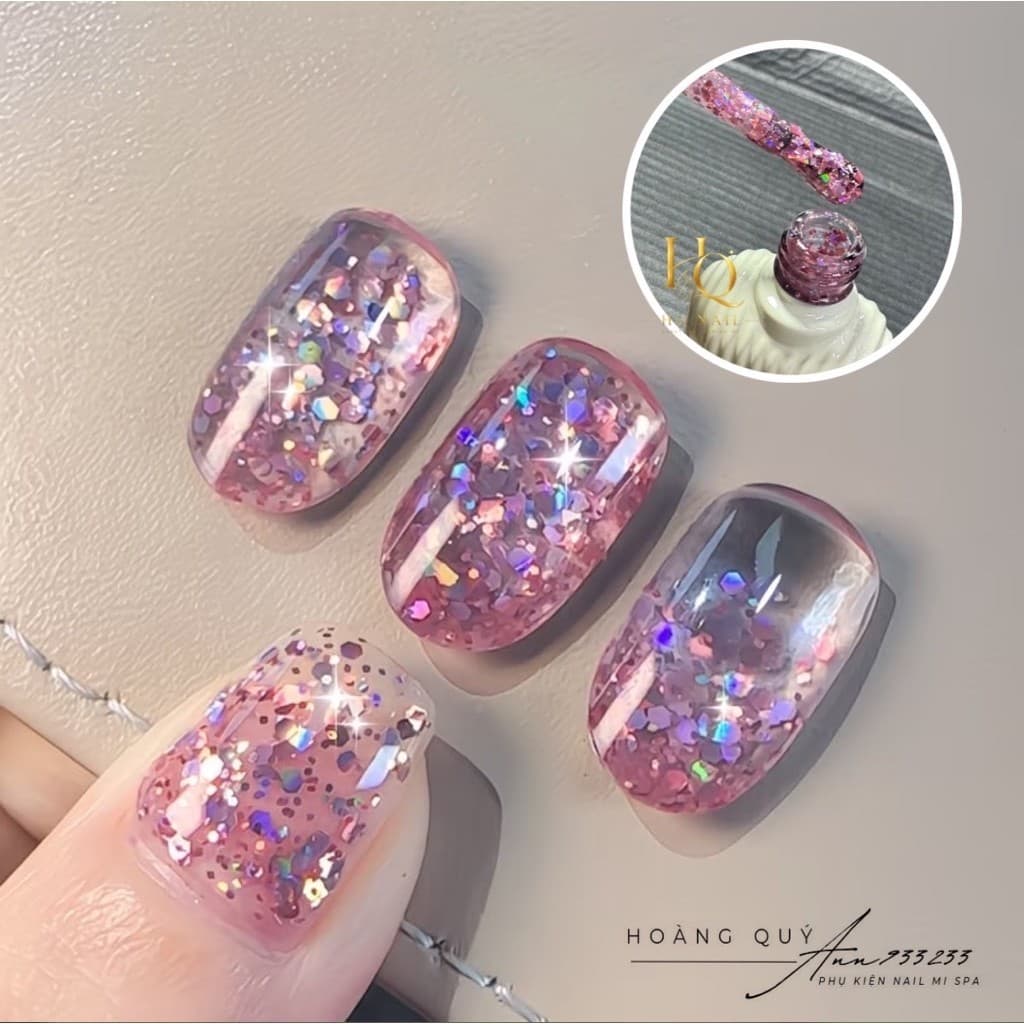 Sơn Gel Nhũ Xeijayi Cánh To Bling Bling Sáng Đẹp chai 15ml - Hoangquy.233