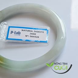 Vòng Tay Cam Thach Phớt Xanh Dầu type A, ni 53.6mm - Nông Trại acuoiwf 4