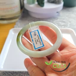Vòng Tay Cam Thach Phớt Xanh Dầu type A, ni 53.6mm - Nông Trại acuoiwf 3
