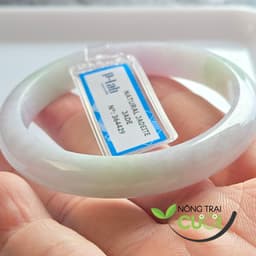Vòng Tay Cam Thach Xanh Tím type A, ni 54mm - Nông Trại Cười 4