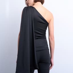 [ Hiền BigSize] Áo Thun Lạnh Lệch Vai Nữ Ôm Body Dáng Ôm Phối Vạt Rủ Sang Chảnh - Áo Kiểu Nữ Đi Chơi Tiệc Sexy Sành Điệu 2