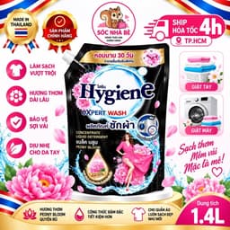 [ CHUẨN THÁI] NƯỚC GIẶT HYGIENE Expert Wash NỘI ĐỊA THÁI LAN TÚI 1L4 6