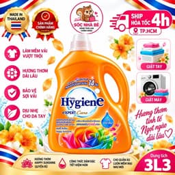 [CHUẨN THÁI] NƯỚC XẢ VẢI ĐẬM ĐẶC HYGIENE NỘI ĐỊA THÁI LAN CAN 3300ML(3L3) 7