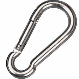 Móc Khoá An Toàn , Móc Bạc Loại Sắt Cao Cấp - 5li , 6li , 8li , 10li 4
