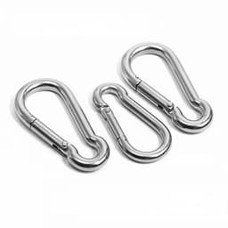 Móc Khoá An Toàn , Móc Bạc Loại Sắt Cao Cấp - 5li , 6li , 8li , 10li 5