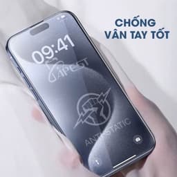 Kính Cường Lực IP Apest Chống Bám Vân Tay, Chống Nhìn Trộm Full Màn Hình Cho IP 11 12 13 14 15 16 17 Pro ProMax 5