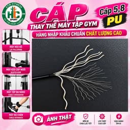 Dây cáp 5.8mm chuyên dụng cho máy tập gym(vỏ bọc PU) 1