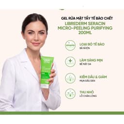 Librederm Seracin Micro-Peeling Purifying 400ml – Sữa Rửa Mặt Hỗ Trợ Làm Sạch & Làm Mịn Da 2