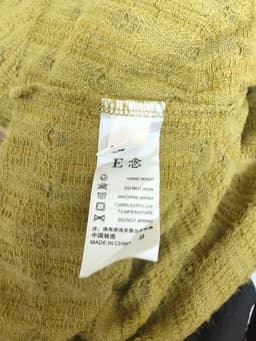 [2hand] Áo len ren màu cỏ úa freesize 4