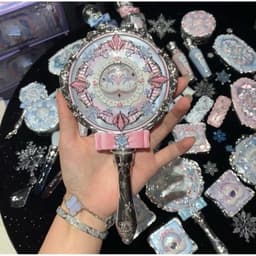 [sẴn-hoả tốc]Gương cầm tay Snow Ballet bst mới Flower Knows/Hoa biết 2