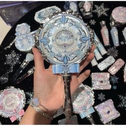 [sẴn-hoả tốc]Gương cầm tay Snow Ballet bst mới Flower Knows/Hoa biết 4