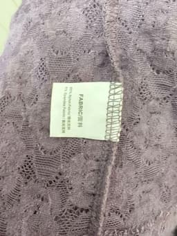 [2hand] Áo len ren tím 1 lớp freesize 3