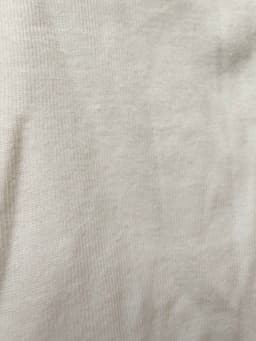 [2hand] Áo thun dài tay gân tăm trắng co giãn freesize dáng croptop 3
