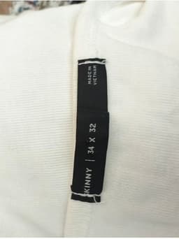 [2hand] Áo thun dài tay gân tăm trắng co giãn freesize dáng croptop 4