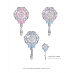 [sẴn-hoả tốc]Gương cầm tay Snow Ballet bst mới Flower Knows/Hoa biết 5
