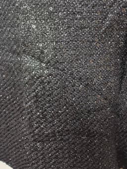 [2hand] Quần soóc dạ tweet đen bling size L 5