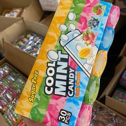 Khay 30 hộp kẹo ngậm Cool Mint Candy vị hoa quả siêu ngon cho bé Chua Snack Ăn Vặt 2