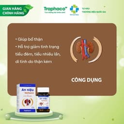 TPBVSK An Niệu Traphaco - Hỗ Trợ Giảm Tiểu Đêm, Tiểu Nhiều Lần Do Thận Kém Hộp 30 Viên 4