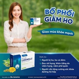 Viên uống Bổ Phổi Lungwellz Meracine - Hỗ Trợ Bổ Phổi, Giảm Ho, Giảm Đau Rát Họng,Khản Tiếng - Hộp 30 Viên 4