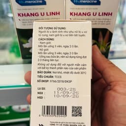 Viên uống Khang U Linh - Hỗ trợ làm giảm triệu chứng u lành tính như u xơ tử cung phụ nữ, u xơ tiền liệt tuyến nam giới 4