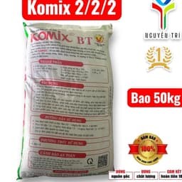 Phân Bón Hữu Cơ Vi Sinh Komix BT 50kg (Thiên Sinh) - Tốt Đất, Xanh Dây, Tiết Kiệm Đạm 2