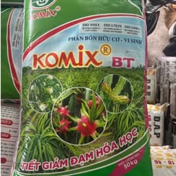 Phân Bón Hữu Cơ Vi Sinh Komix BT 50kg (Thiên Sinh) - Tốt Đất, Xanh Dây, Tiết Kiệm Đạm 3