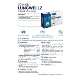 Viên uống Bổ Phổi Lungwellz Meracine - Hỗ Trợ Bổ Phổi, Giảm Ho, Giảm Đau Rát Họng,Khản Tiếng - Hộp 30 Viên 3