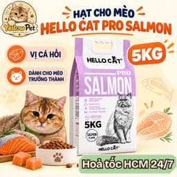 [ 5KG SEAL CHÍNH HÃNG ] Hạt Cho Mèo HelloCat Tuna Salmon Hairball – Hỗ Trợ Tiêu Búi Lông, Chăm Sóc Da Lông, Tăng Cân 3