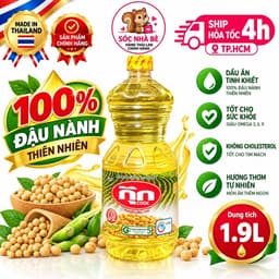 [date 8/2028] DẦU ĂN ĐẬU NÀNH COOK CHUẨN THÁI LAN 1.9L 1