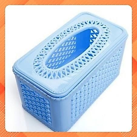 Hộp đựng giấy giả mây hình chữ nhật-Việt Nhật
