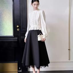 sơ mi công sở ren  mang phong cách thanh lịch, sang trọng và quý phái 8