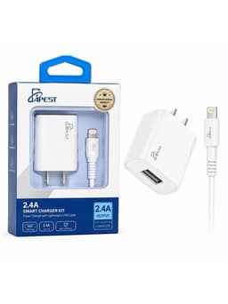 Bộ Sạc Nhanh 2.4A APEST Kèm Cáp Sạc Cho IP - Adroi Tiện Lợi Bảo Hành 12 Tháng 3
