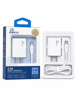 Bộ Sạc Nhanh 2.4A APEST Kèm Cáp Sạc Cho IP - Adroi Tiện Lợi Bảo Hành 12 Tháng 8