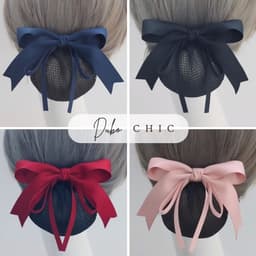 Kẹp tóc lưới chùm tóc DUBOCHIC 10cm quà tặng phụ kiện cho mái tóc 1