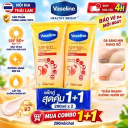 [ HÀNG THÁI] sữa dưỡng thể BODY -CHỐNG NẮNG VASELINE NỘI ĐỊA THÁI LAN 290ml/chai 4