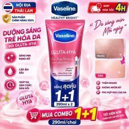 [ HÀNG THÁI] sữa dưỡng thể BODY -CHỐNG NẮNG VASELINE NỘI ĐỊA THÁI LAN 290ml/chai 5