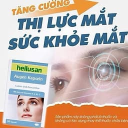 Viên Uống Bổ Mắt Heilusan Augen Kapseln - Hỗ Trợ Cải Thiện Thị Lực, Giảm Nhức Mỏi Mắt 30 Viên/Hộp 1