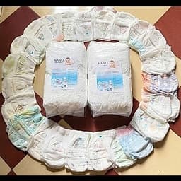 (Rẻ Vô Địch) Combo 100 Miếng Bỉm Quần NANO BABY Công Nghệ Nhật Thấm Hút Tốt, Mềm Mịn Đủ Size M - 5XL 4