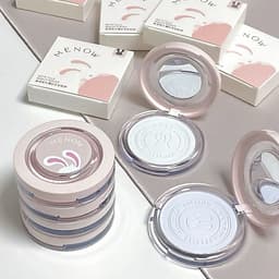 MENOW RABBIT Phấn Phủ Nén Kiềm Dầu Chống Nước, Che Phủ Hoàn Hảo 8.5gr 6