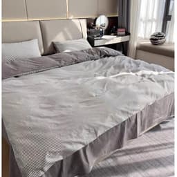 Bộ vỏ chăn ga gối Cotton Organic 4 món,vải cotton sợi bông thoáng mát,màu sắc basic 7