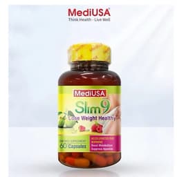 MediUSA Slim 9 Lose Weight Healthy (60 viên) – Hỗ trợ giảm cân,giảm mỡ máu. Ức chế cảm giác thèm ăn<BUNBUN SHOP 1