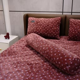 Bộ ga gối nỉ nhung 4 món mềm mịn,giữ nhiệt tốt,chất vải êm mềm mịn không rụng lông 5