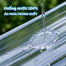 Áo Mưa Trong Suốt, Dai, Mỏng Nhẹ, Khó rách, Rộng Phủ Kín Xe, Có Viền Phản Quang Đi Đêm An Toàn |  Nhật Nam Shop 2